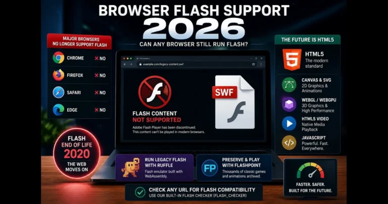 browser flash support 2026