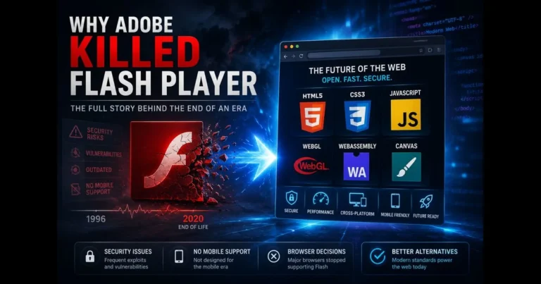why was flash discontinued