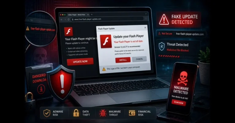 fake flash player