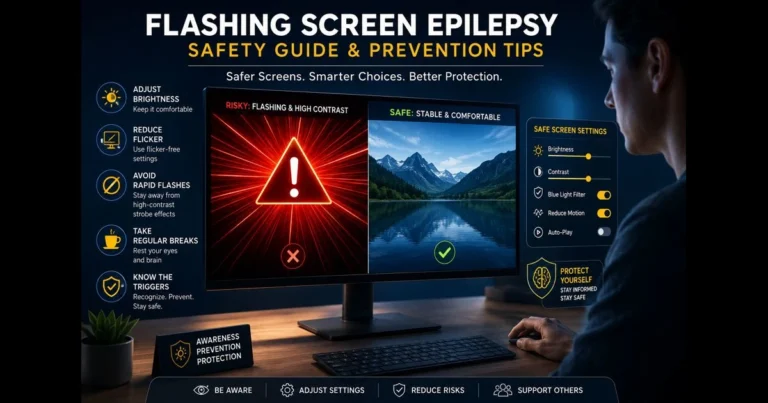 flashing screen epilepsy