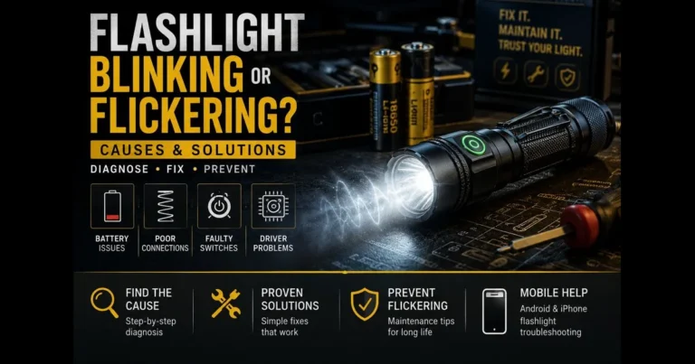 flashlight blinking