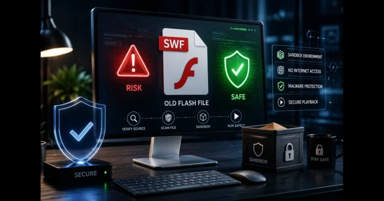 are flash files safe